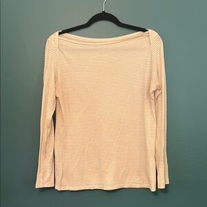 Striped Cream Women's Top